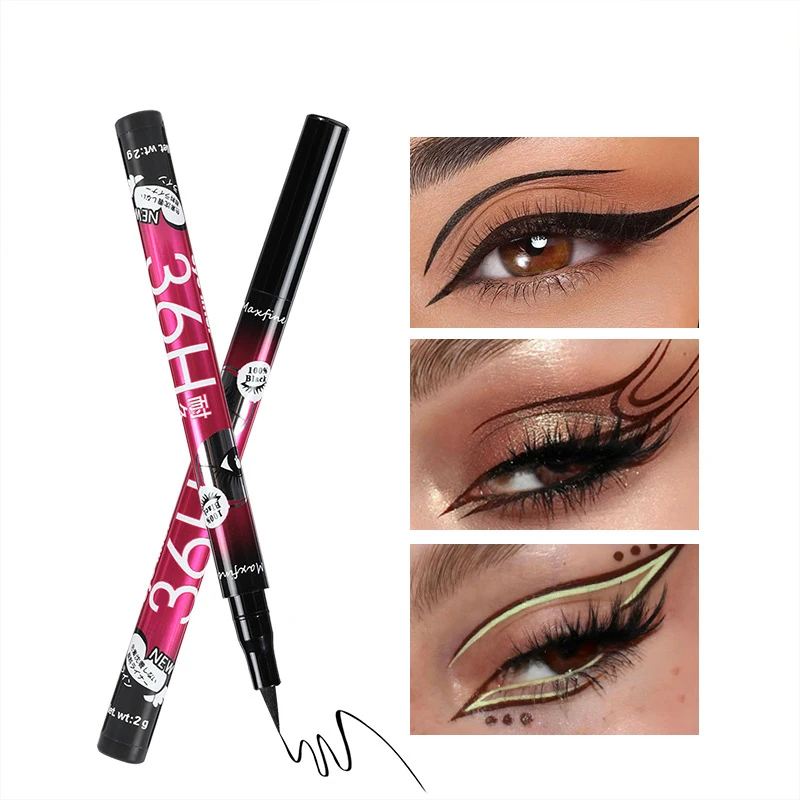 Liquid eyeliner Long Lasting Quick Drying Waterproof Easy To Color Non Smudging Smooth