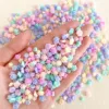 30PCS 8MM 3D Acrylic Flower Nail Art Charms Accessories Makaron Rose Design For Nails Deoration Manicure Supplies Materials Part 1