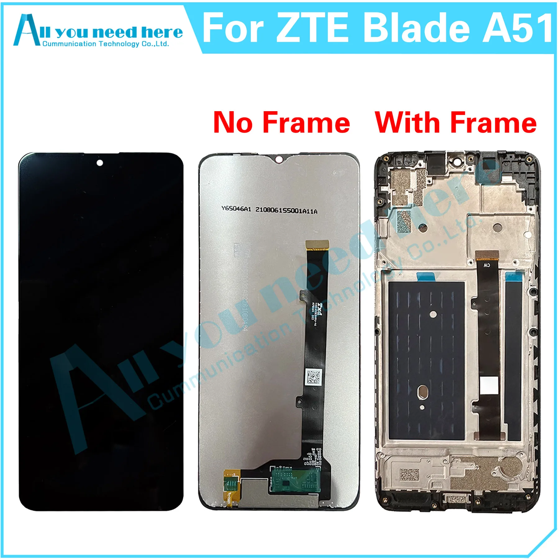 

100% протестированный для ZTE Blade A51 LCD дисплей кодирующий преобразователь сенсорного экрана в сборе запасные части для замены