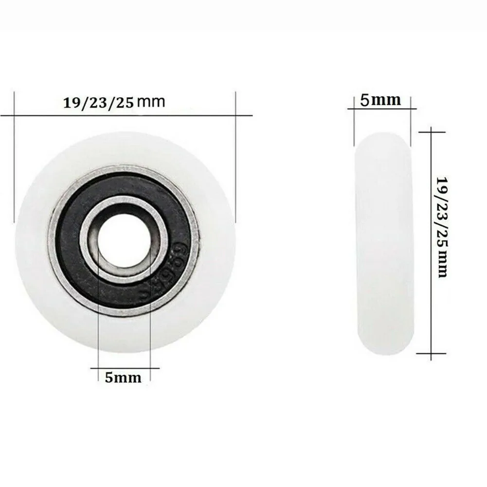 Shower Door Roller Replacement Door Pulley 19/23/25mm Wheel Diameter Cabins Pulley Sliding Shower Wheel Runner 8Pcs shower door rollers