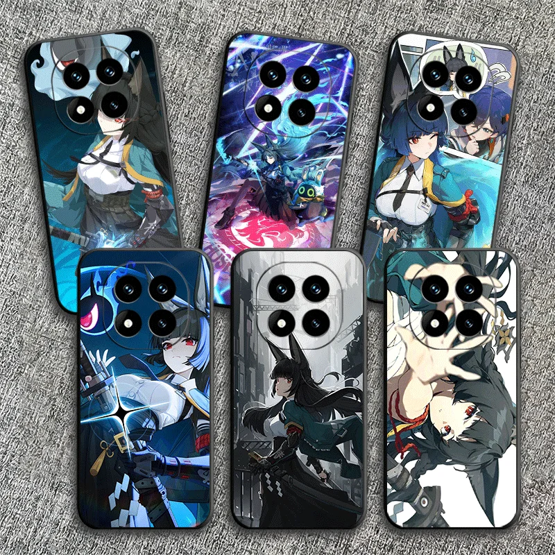Zenless Zone Zero Hoshimi Miyabi Soft Black Phone Case Cover