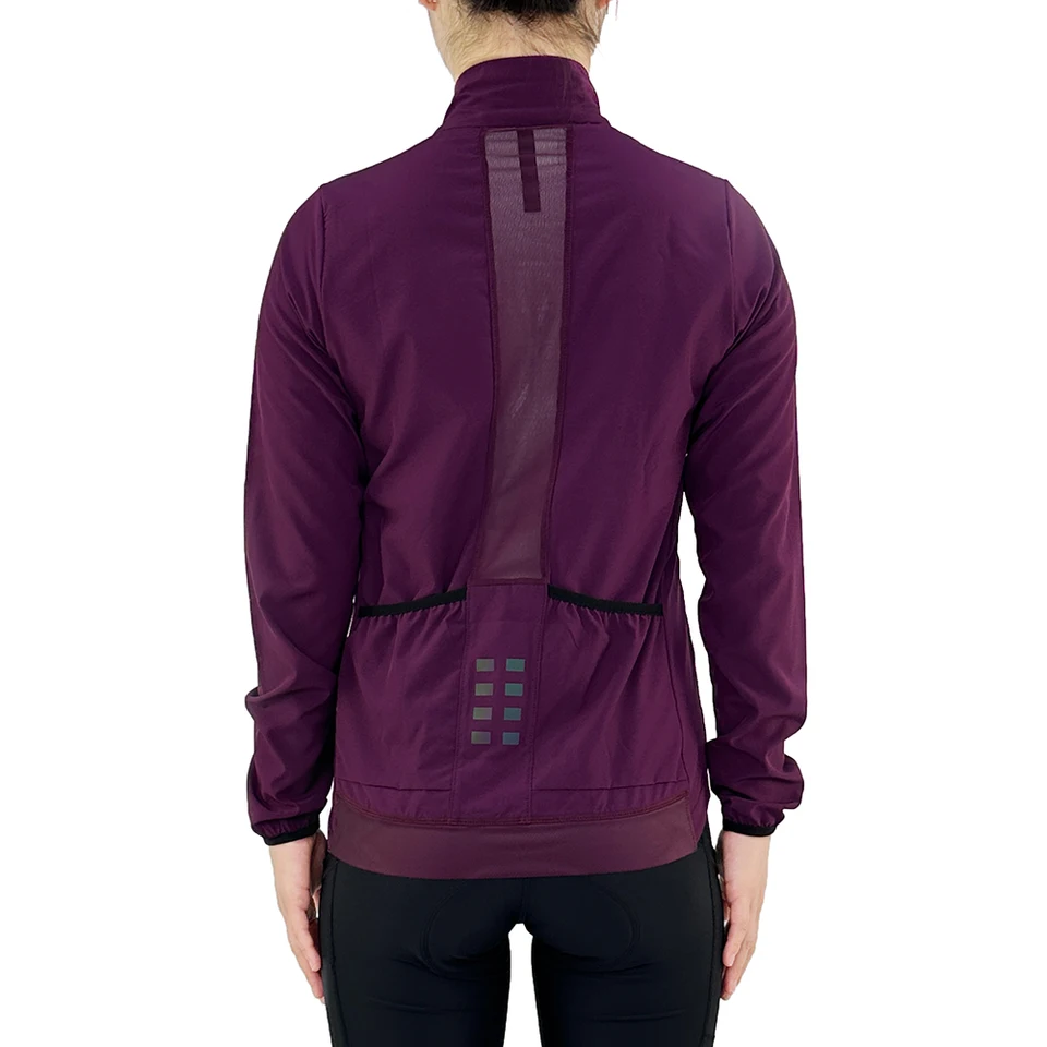 Veste Légère Femme WOSAWE - Imperméable, Respirante, Avec Capuche Et éléments Réfléchissants - Pour Vélo, Rando, Running