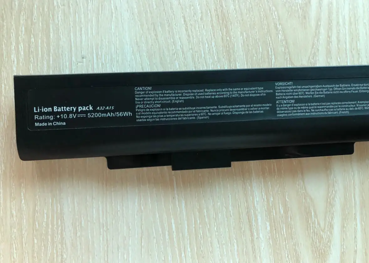 Bateria para Laptop Nova Compatível com Msi A6400 Cx640 A32-a15 Cr640 Gigabyte Q2532n Dns 40036064 142750 153734 Baterias p/ laptop - Imagem 5