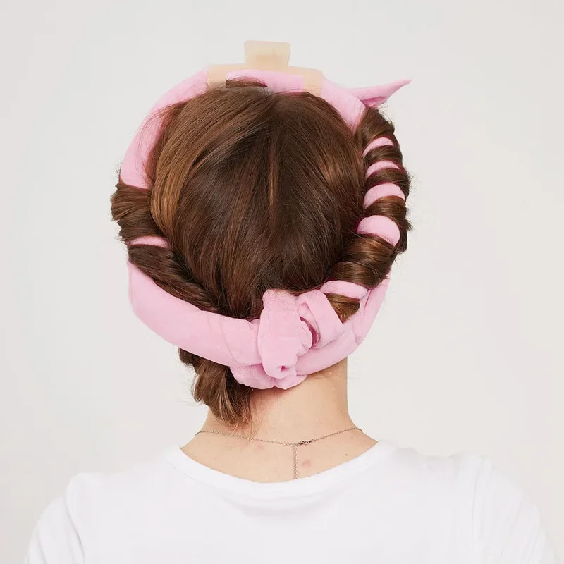 NEW No Heat Curling Rod Headband No Heat Hair Curlers Lazy Bow Hair Rollers Sleeping Soft No Heat Curls DIY Hair Styling Tool