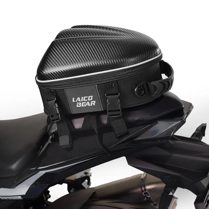 

Waterproof Motorcycle Tail Bag Multifunction Durable Motorbike Rear Seat Bag Helmet Bag High Capacity 18-24L Motorcycle Parts