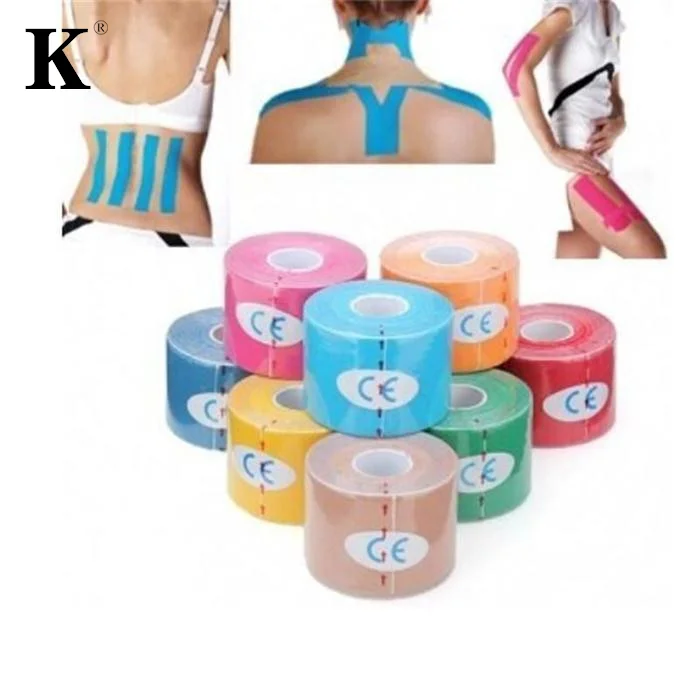 1 Roll 5mx5cm Slimming Tape Cotton Elastic Adhesive Muscle Bandage