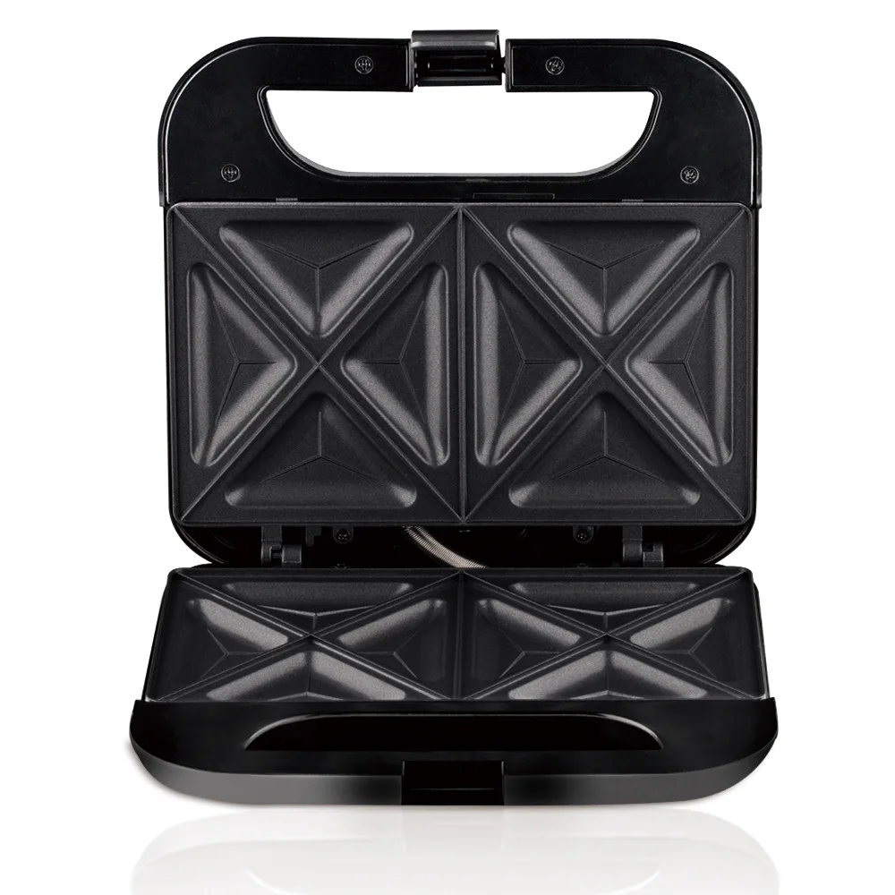 Electric Sandwich Panini Maker Grilled Cheese Machine Tuna Melt Omelet Non-stick Cooking Surface 8 Slice Breakfast Sandwich Mold 2