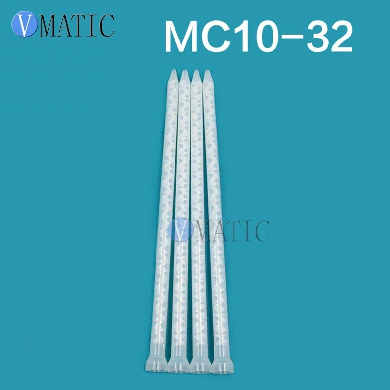 Plastic High Quality Resin Static Mixer MC10-32 Mixing Nozzles For Duo Pack Epoxies (White Core)