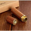 Wooden Toothpick Holder Pearwood Wood Capsule Bucket Box Hiking Portable Toothpick Needle Holder Handmade Ebony Storage Box 4