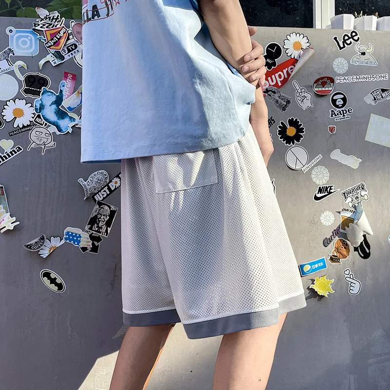 New Men's Summer Quick-drying Shorts Men Sailing Trainning Shorts Basketball Breathable Sports Fitness Shorts Patchwork Popular