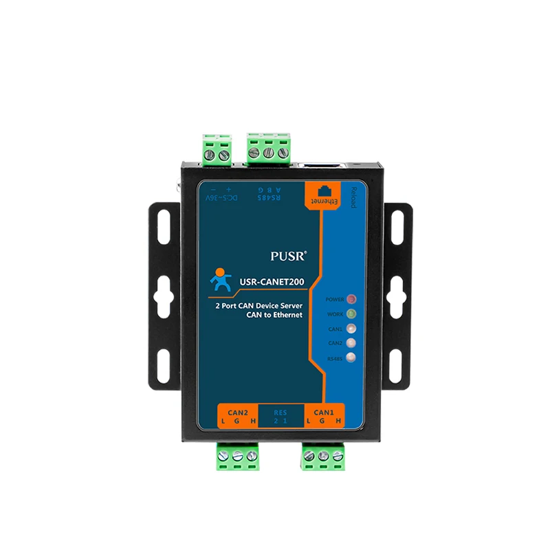 USR-CANET200IndustrialCantoEthernetConverterwithRS485PortBetweenCANbusConverter