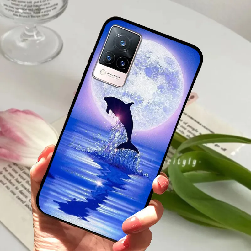 Soft Silicone Phone TPU Coque Cover for Vivo V21 Series - Protective s Shell