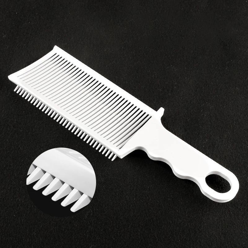 

1PC Flat Top Fading Combs Professional Barber Clipper For Baby Adults Heat Resistant Fade Comb Salon Styling Tools
