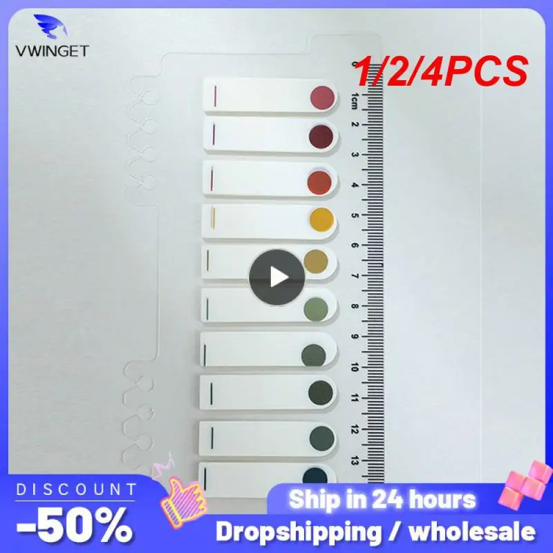 

1/2/4 шт., неоновые маркеры для страниц