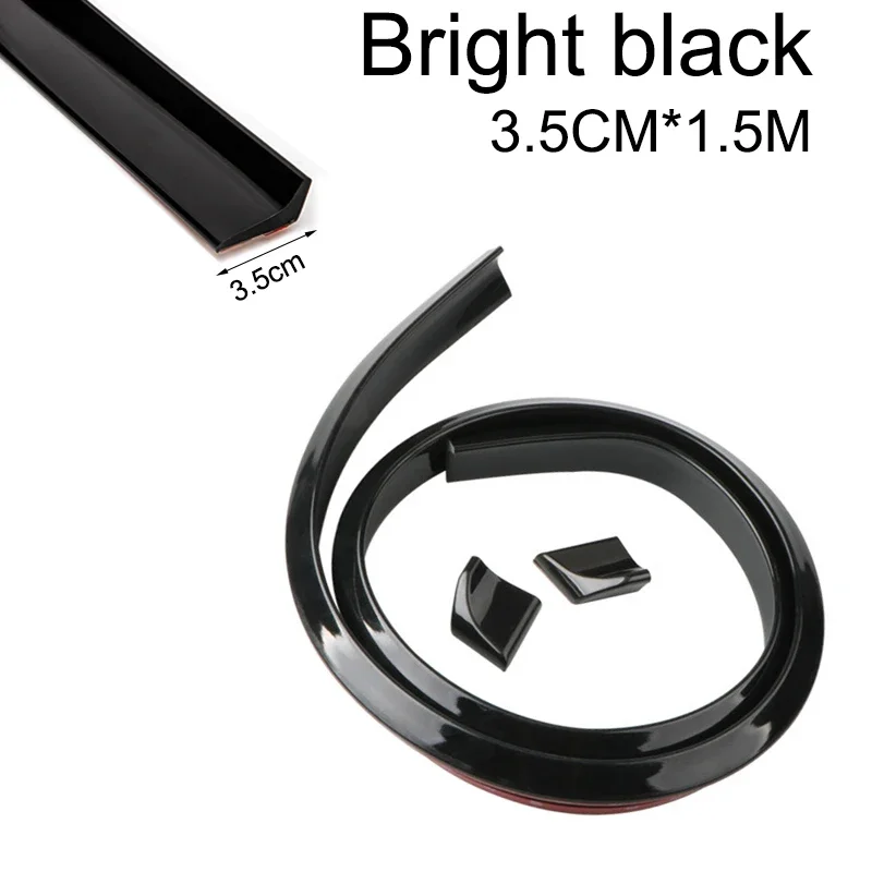 glossy black 3.5CM