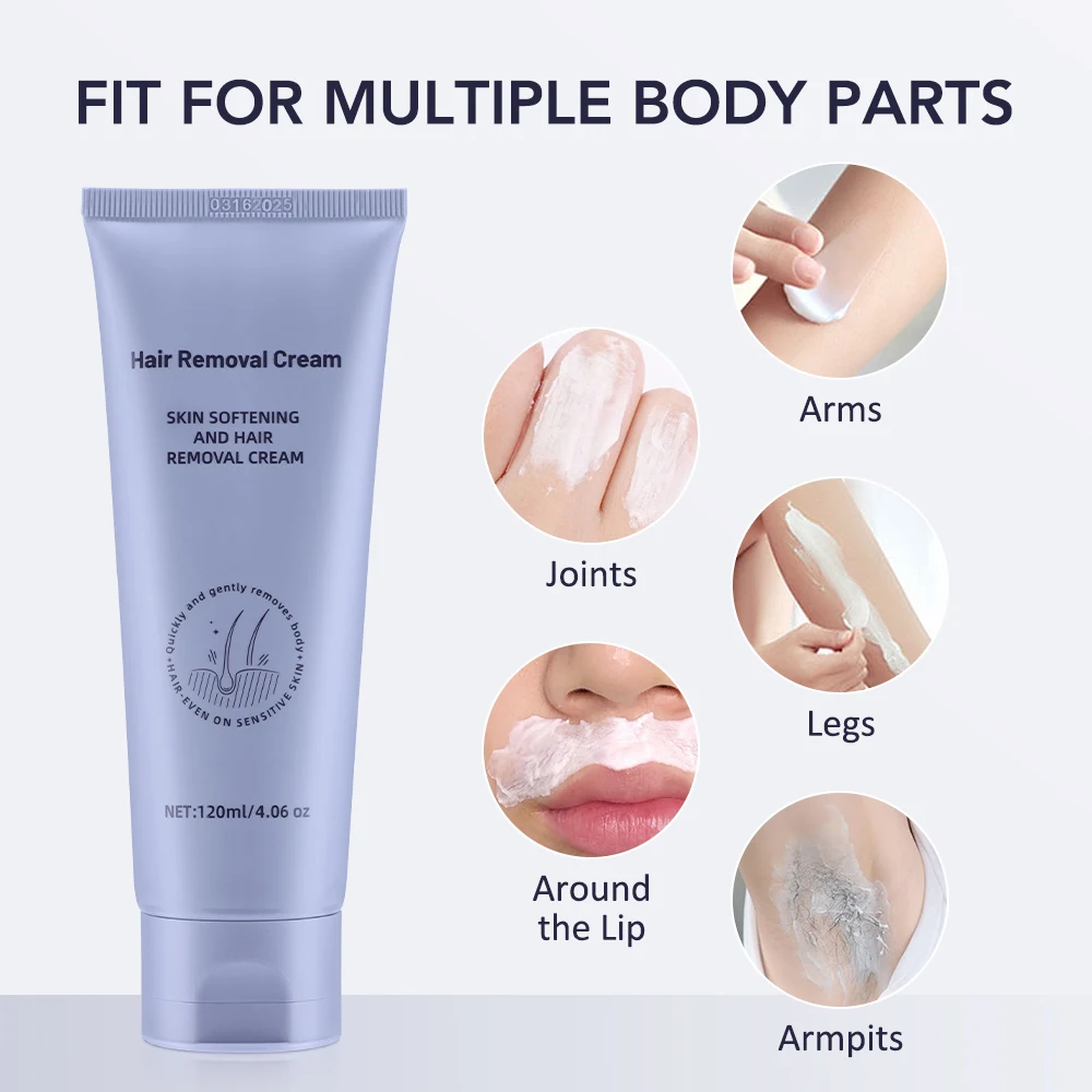 Hair Removal Cream Painless Permanent Inhibitor For Men Women_voghion.com