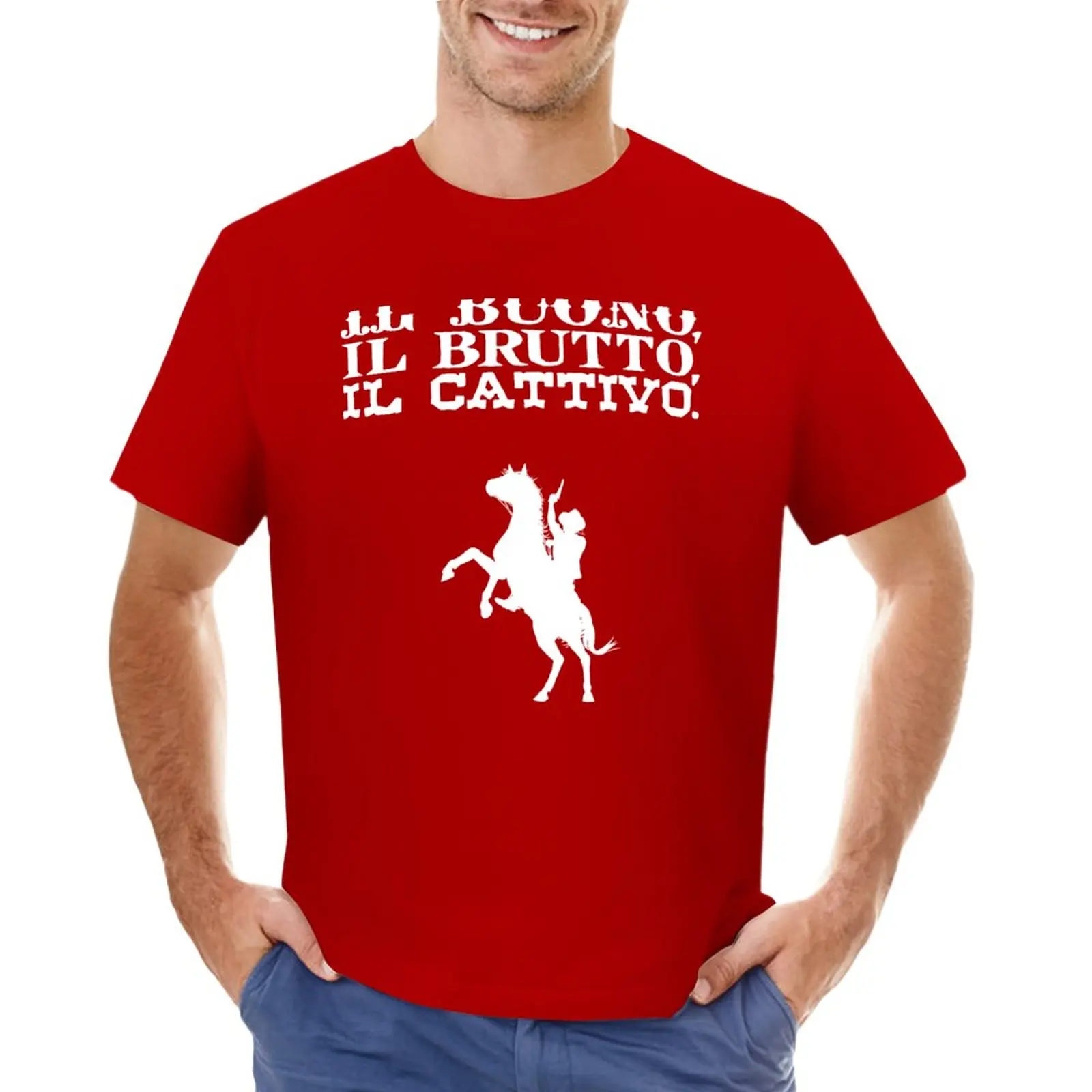 

Il Buono, Il Brutto, Il Cattivo (The Good, the Bad and the Ugly) T-Shirt tees heavyweights Short sleeve tee mens t shirt graphic