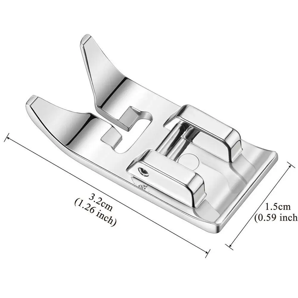Metal Zig Zag Presser Foot for Low Shank Sewing Machines