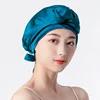 Birdtree 16MM 100%Natural Mulberry Silk Sleeping Cap 1 Layer Shower Nightcap Housework Cooking Haircare Bonnet Protector A34316M 5