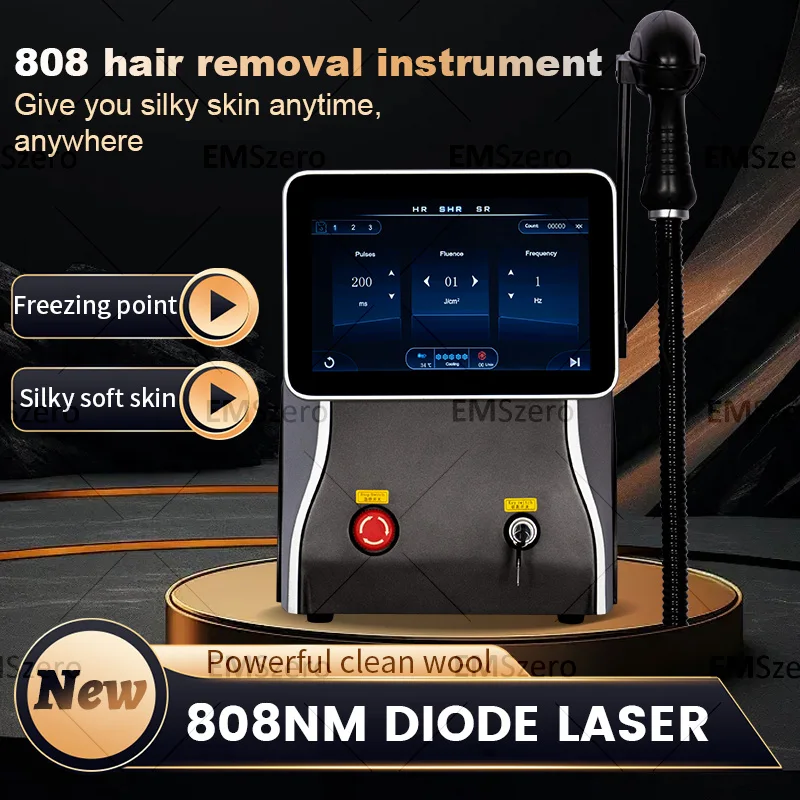 Professional Secondary Tube Laser Hair Removal 5000W 4 Wavelength 10 Target Permanent Painless Hair Removal Beauty Equipment 4