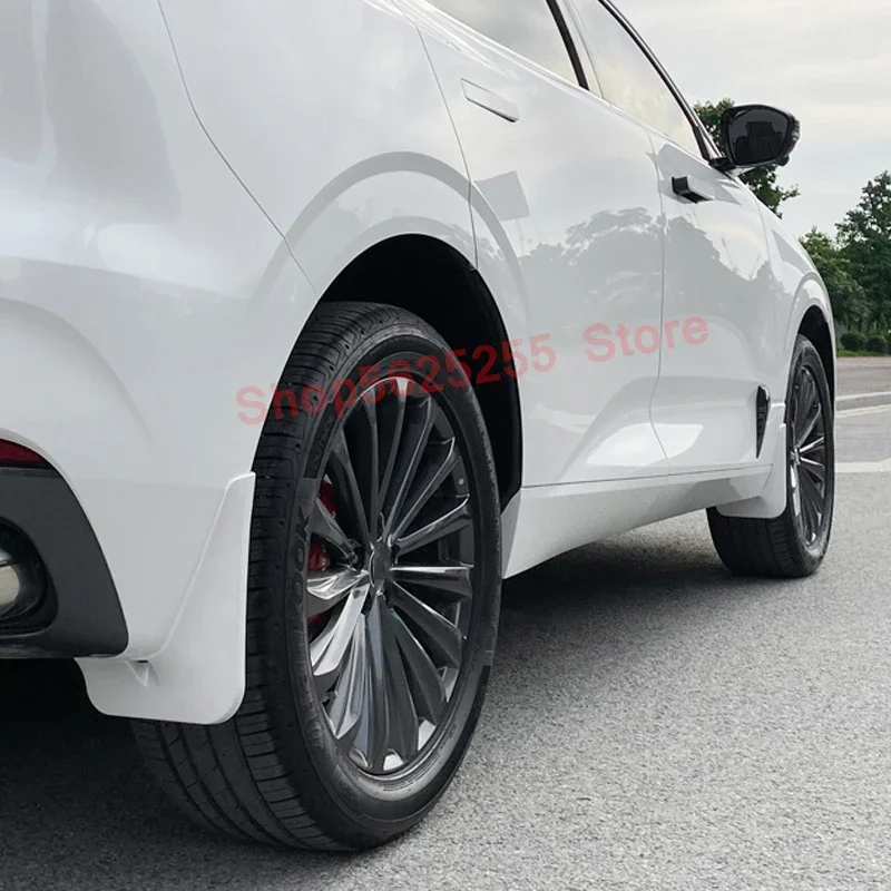 Changan UNIK UNI-K 2020-2022 용 자동차 소프트 접착제 머드 펜더 베젤 휠 프리 펀칭 보호 자동차 외부 개조 액세서리