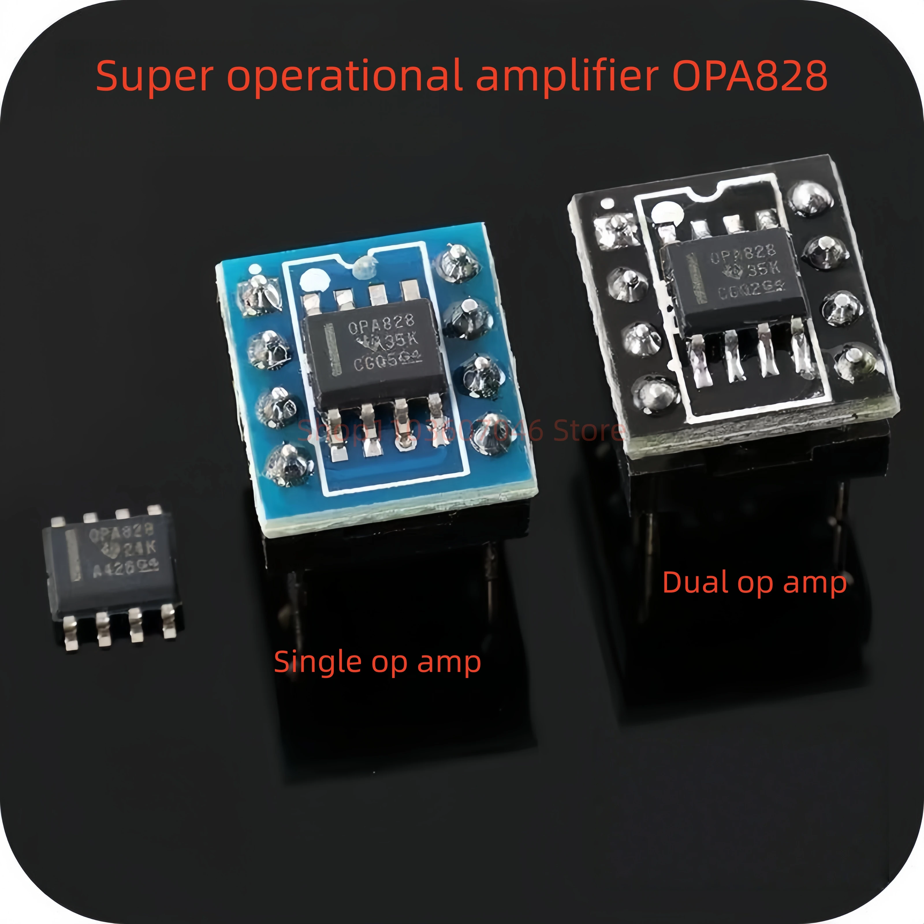 OPA828のアップグレード版OPA627、AD797はシングルオペアンプとデュアルオペアンプに変換可能、2604、5532パッチをストレート ...