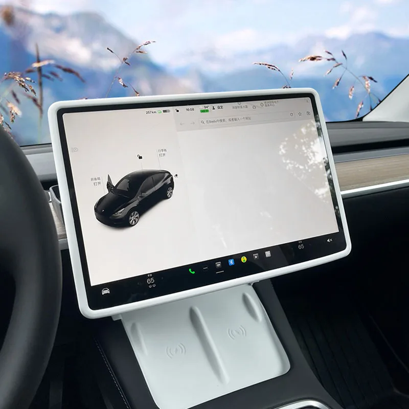 Cadre de Protection Silicone pour Écran Tesla Model 3/Y - Vis Tableau de  Bord – TESLAUNCH