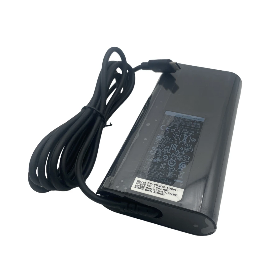 90W 20V 4.5A USB C타입 AC 어댑터 노트북 충전기 (델 Latitude 3400 3500 5280 5290 7275 Precision 5550/5750 DA90M170 호환)
