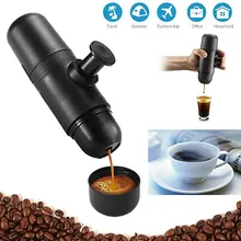 

2022 New Arrivals Mini Portable Coffee Machine 70ml Pressure Manual Handheld Coffee Maker for Car Travel Camping Hiking Home