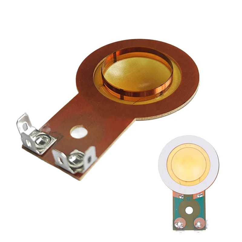 /KQM/1PC Diy 액세서리 25.4mm 혼 트레블 필름(브래킷 포함) 수지 멤브레인 드라이브 헤드 트위터 보이스 코일 사운드 필름 버저