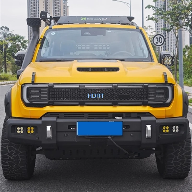 자동차 스타일 프론트 레이싱 그릴 커버 벌레망 보호 장식 액세서리 바이시 베이징 BJ40C BJ40E BJ40P 2024+