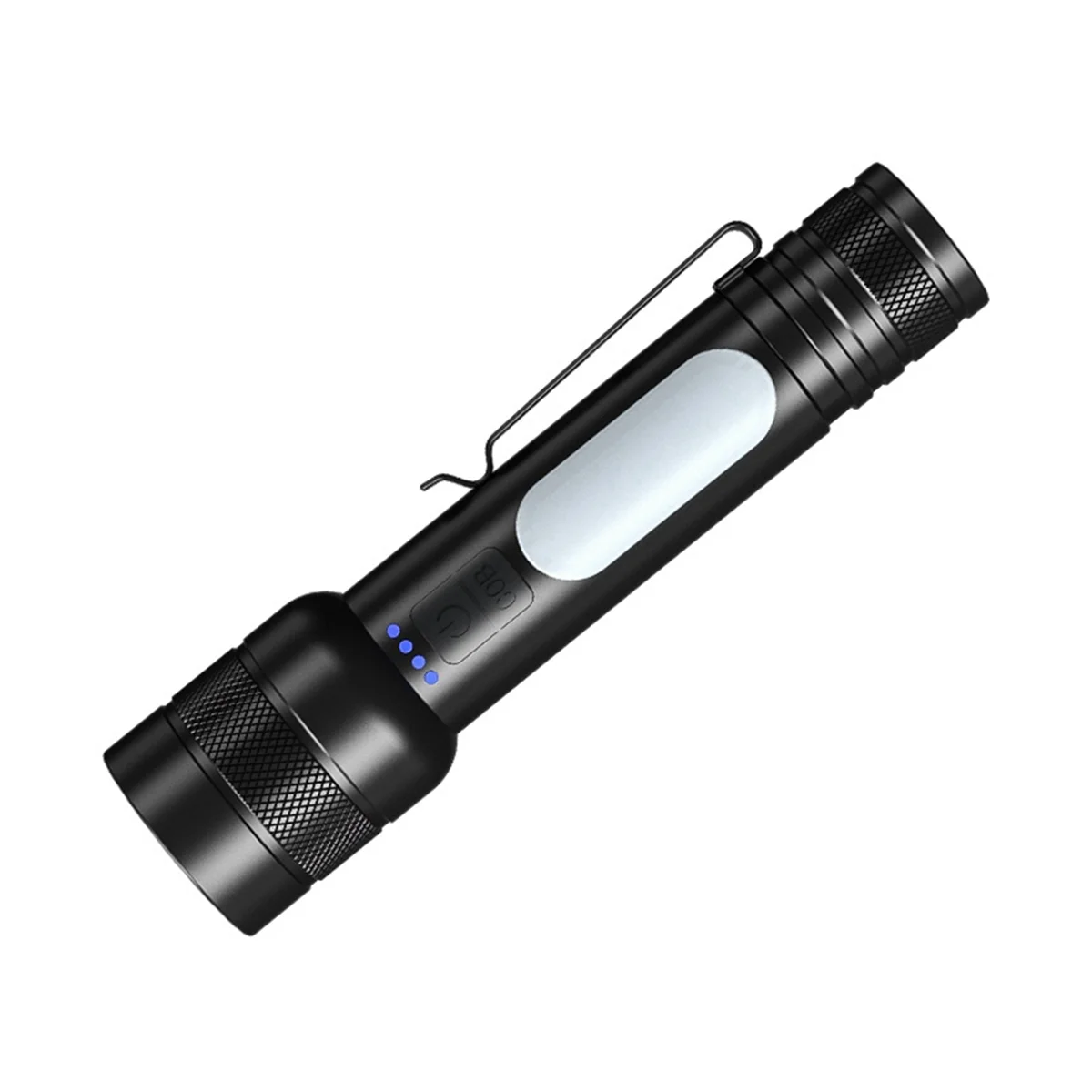 BAAU Zoom Flashlight Long Range Outdoor Household Flashlight Rechargeable Portable