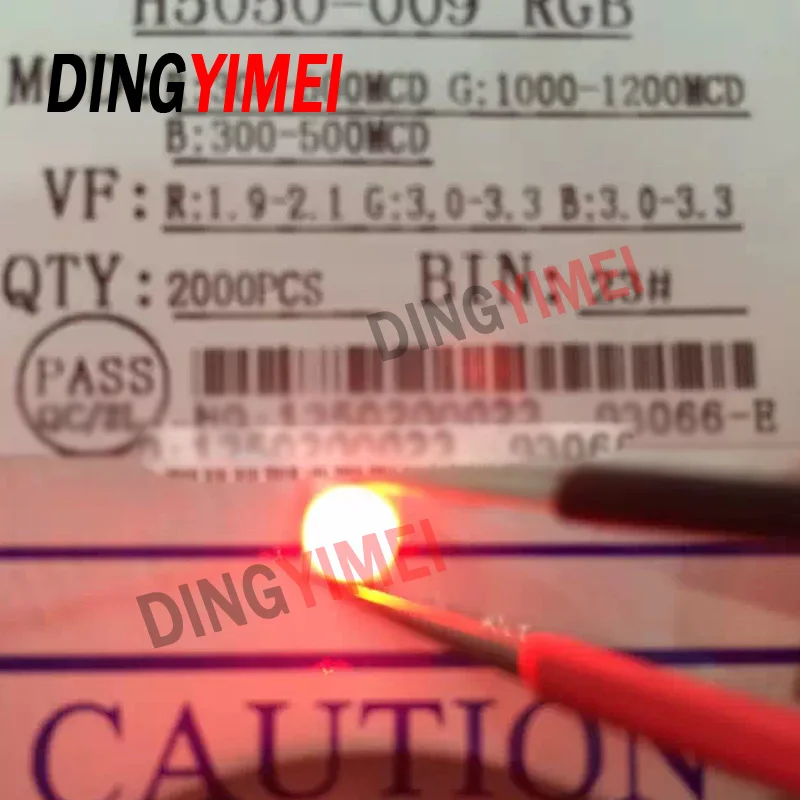 100 Pz Smd Led Rgb Diodo 3528 5050 1206 0402 0603 3535 2121 Led Alto Brilho Multicolore Diodo Rgb Luminosità 4Pin Rosso Verde Blu