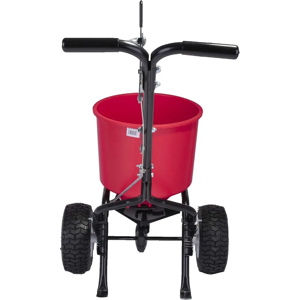 2600A-Plus 40 LB (18 KG) Walk-Behind Broadcast Fertilizer Spreader, Garden Seeder, Salt Spreader with 9 inch Pneumatic Tires 5