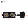 200W Cob 2 Eyes LED Par Cold / Warm White 2IN1 DMX Stage Lighting Voice Control for Party Club Disc Christmas 2X100W Blinder 2