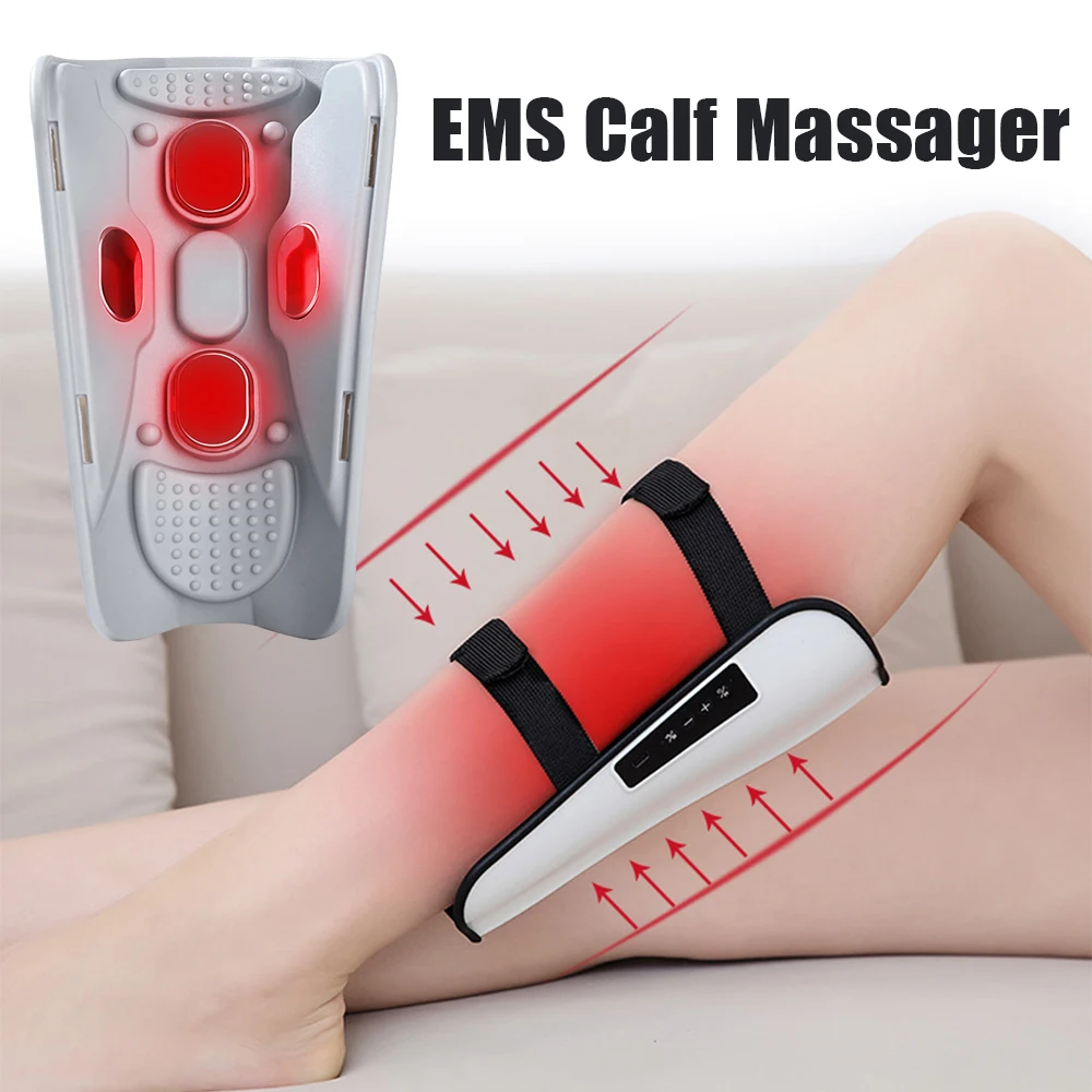 EMS Calf Massager Leg Slim Cellulite Removal Hot Compress Leg Shaping