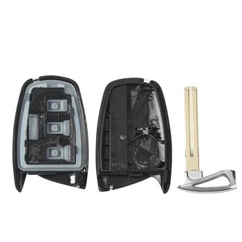 Custodia a guscio per chiave remota intelligente per HYUNDAI - KEYYOU 3 pulsanti Smart Remote Key Shell Case FOB per HYUNDAI SANTA FE IX45 2013