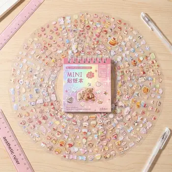 24 Pezzi/Pacco Adesivi Decorativi Kawaii per Scrapbooking, Collage e Diari, Decorazioni Carine per Artigianato