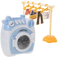 Mini Cloth Washer Figurine Washing Machine Puzzle Housework Training Toys Twerking 2