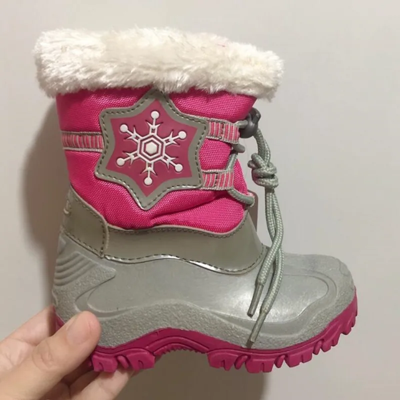 Girls' Snow Boots Winter Girls' Snow Boots Waterproof And Antiskid