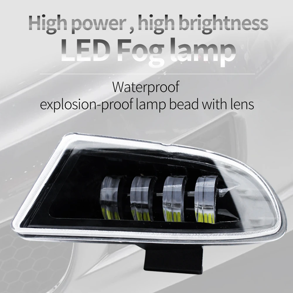 

2PCS Car LED DRL Fog Light Assembly Headlight New Front Work Light Lamp for Hyundai Motor