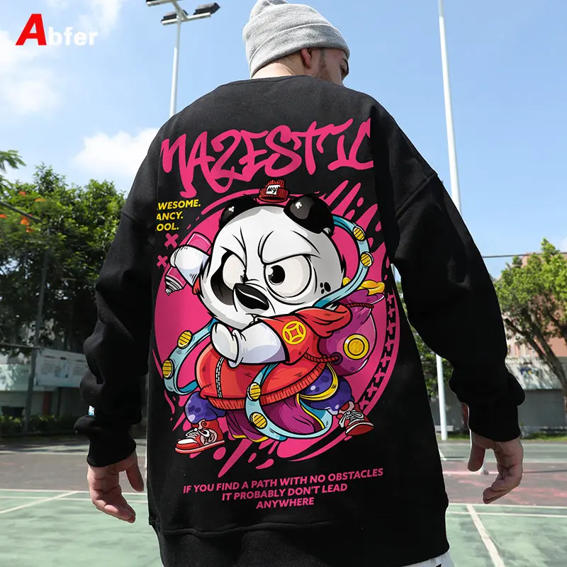 Sudadera Perfectly Oversized De Cuello Redondo Y Largo Hasta La Cadera