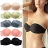 FINETOO Front Closure Sexy Push Up Bra Women Invisible Bras Underwear Lingerie For Female Brassiere Strapless Seamless Bralette 2