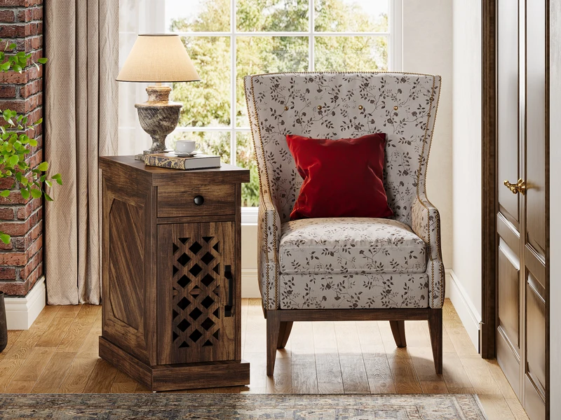 end table with storage