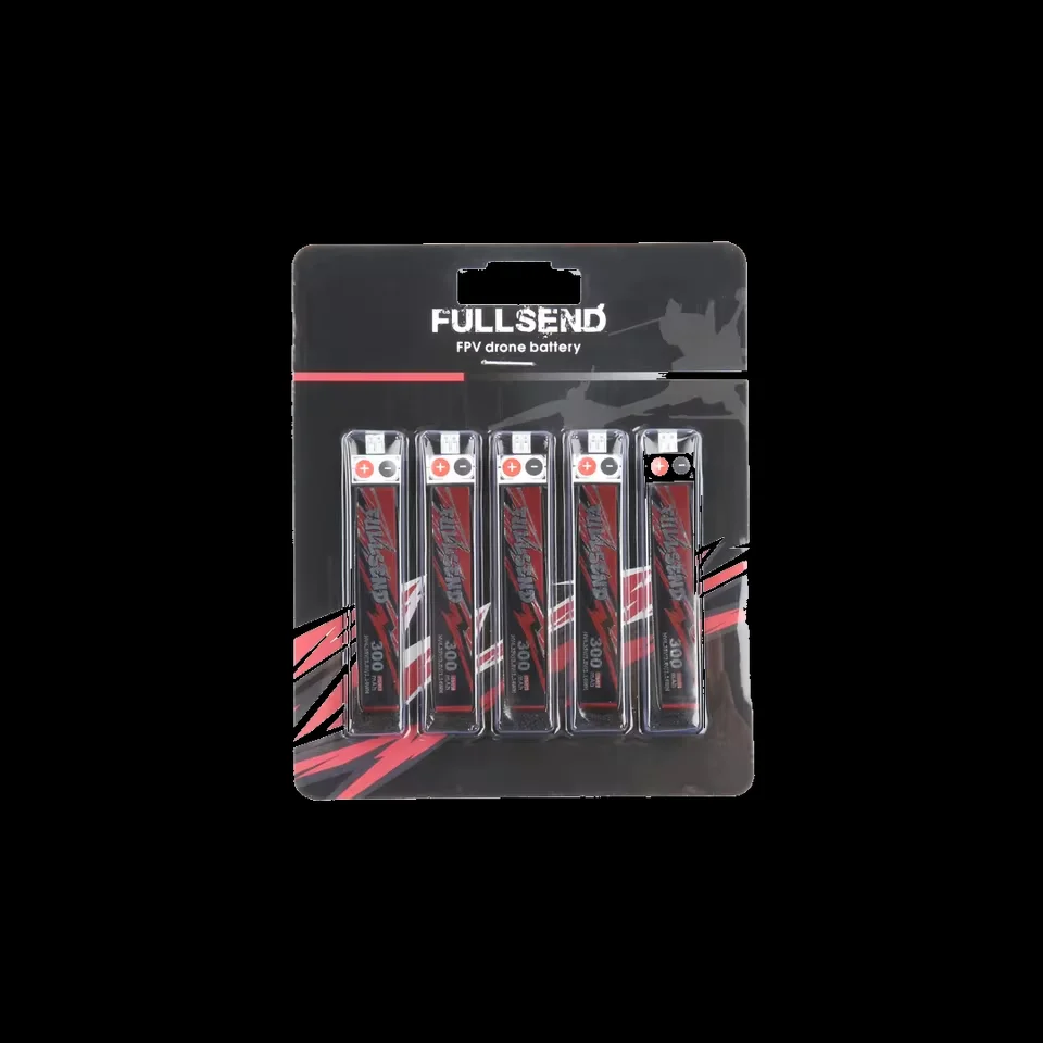 iFlight 5pcs Fullsend 1S HV 300mAh 40C Lipo Battery with JST-PH2.0 Charge Plug for Alpha A65 Tiny Whoop drone part 6