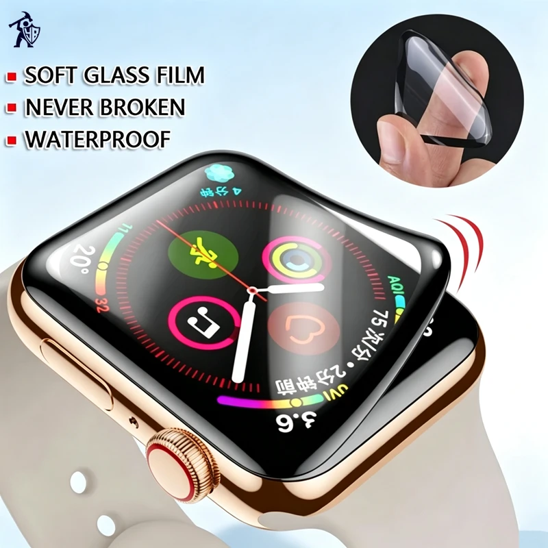 2-Pack Premium Soft Screen Protectors for Apple Watch Ultra Series - Full Coverage Film