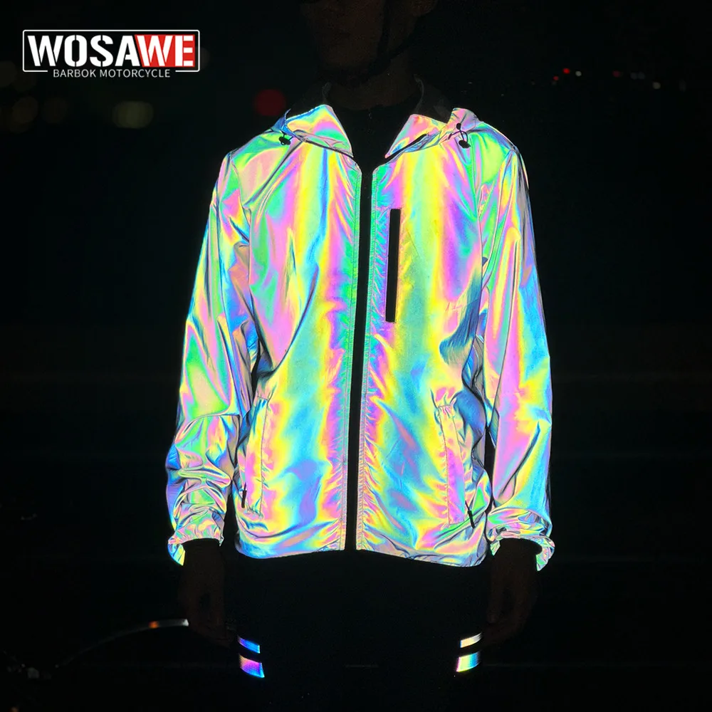 Motorcycle Jacket Reflective Windbreak Cycling Jacket Men Women Winter Spring Fall