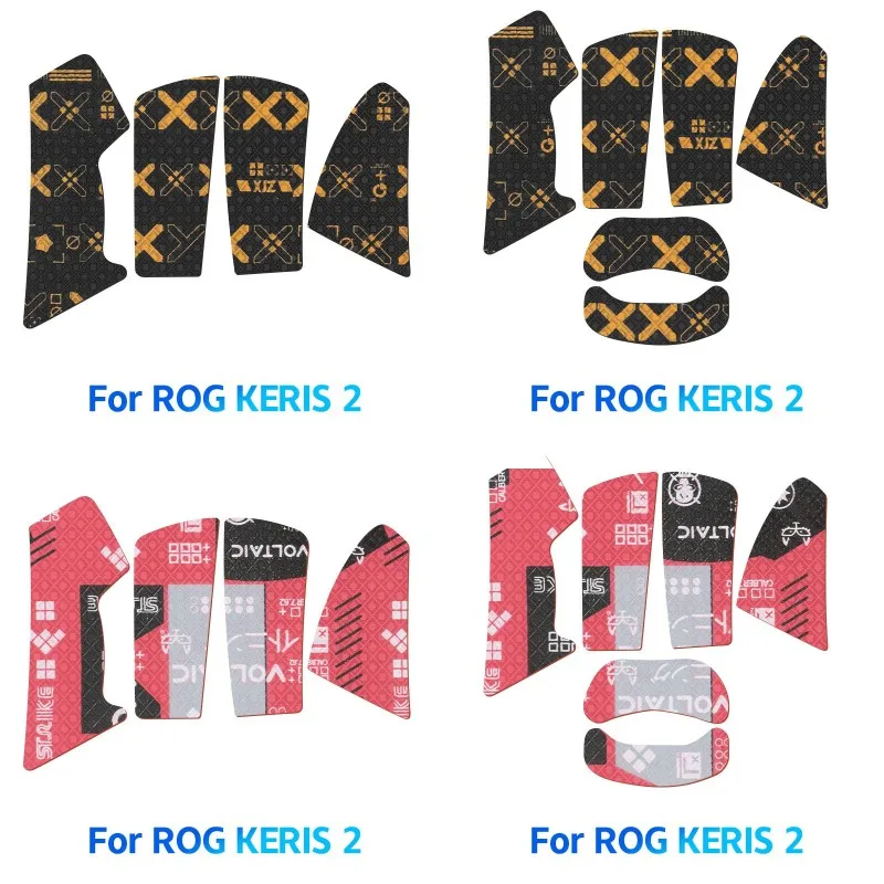 마우스 그립 테이프 스케이트 수제 스티커, 미끄럼 방지 도마뱀 피부 빨아주는 땀, ROG Keris 2/2 ACE 무선 DIY 마우스 그립 테이프