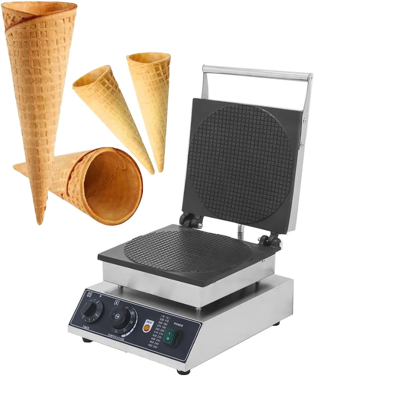 Commercial electric Dutch stroopwafel maker waffle machine waffle cone maker Syrup iron plate waffle maker Snack  cake oven
