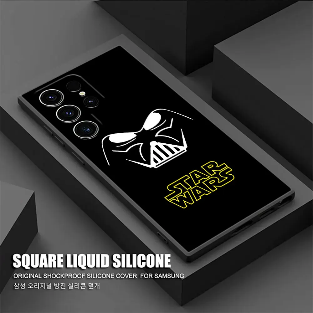 Galaxy-Themed Soft Phone Case - The Last Jedi Design